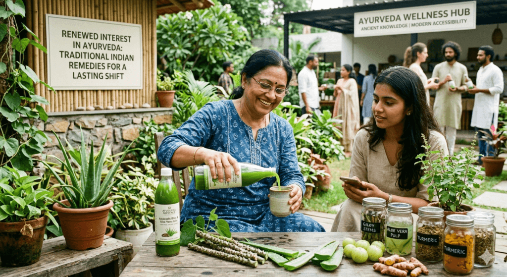 Traditional Indian Drink Preparation